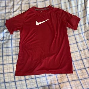 Nike red t shirt